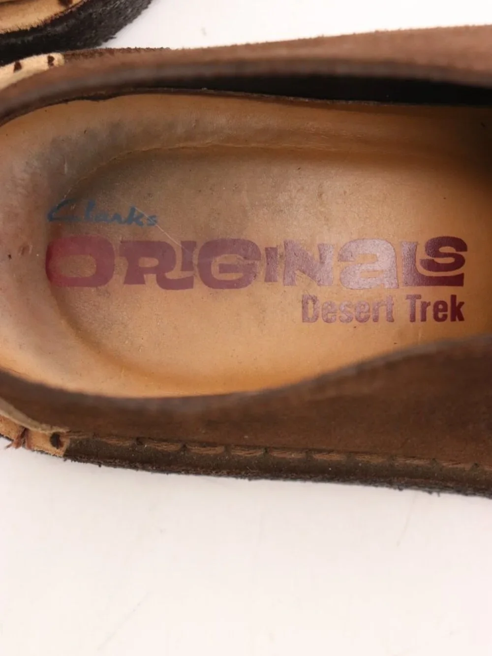Clarks Originals Desert Trek Men's Size 10.5 M Brown Suede Chukka Crepe Sole